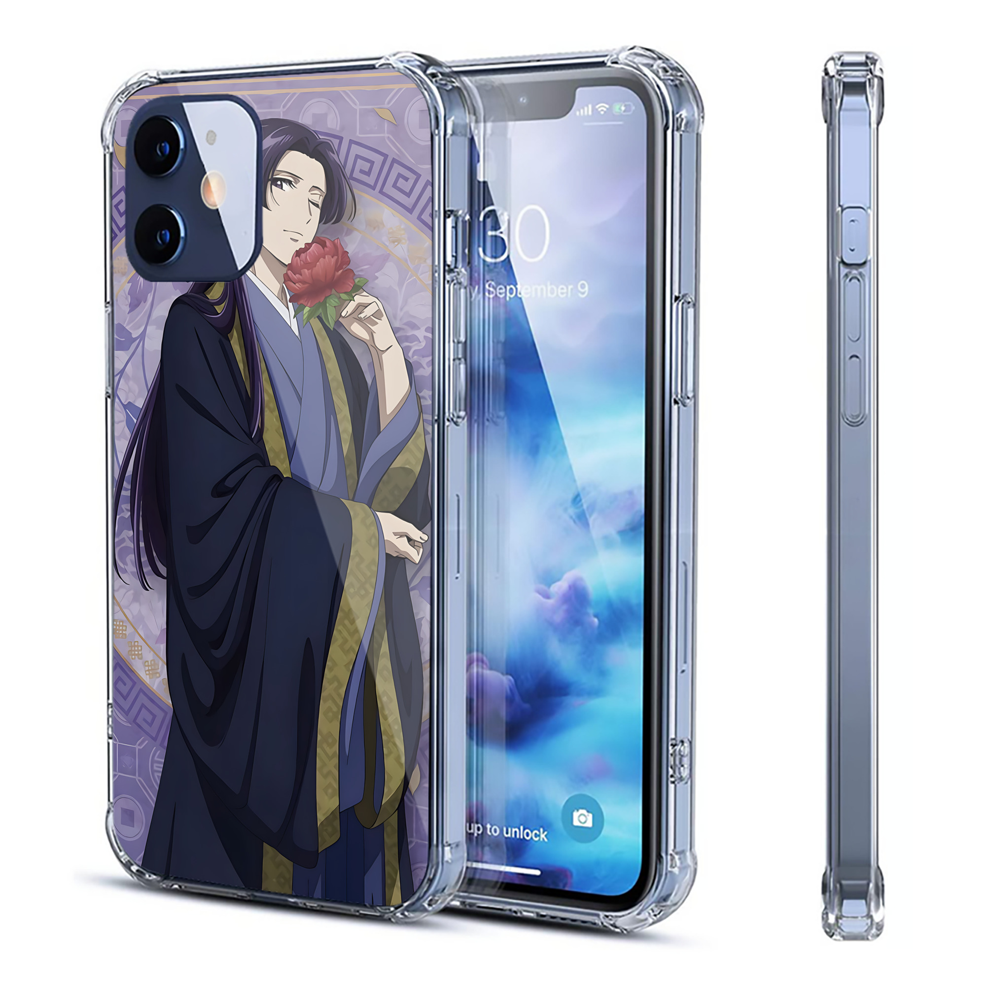 （画像用） 薬屋のひとりごと The Apothecary Diaries 【iPhone 12シリーズ対応】透明スマホケース（クリアソフトケース）